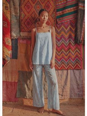 Baobab Collection Light Blue Lace Camisole Top
